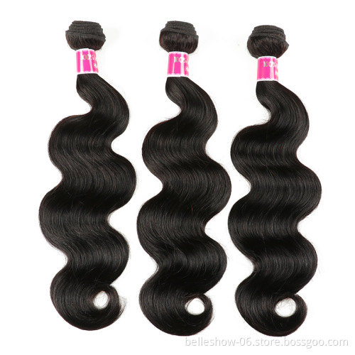 Wholesale virgin hair vendors bundles nature color human hair bodywave bundles